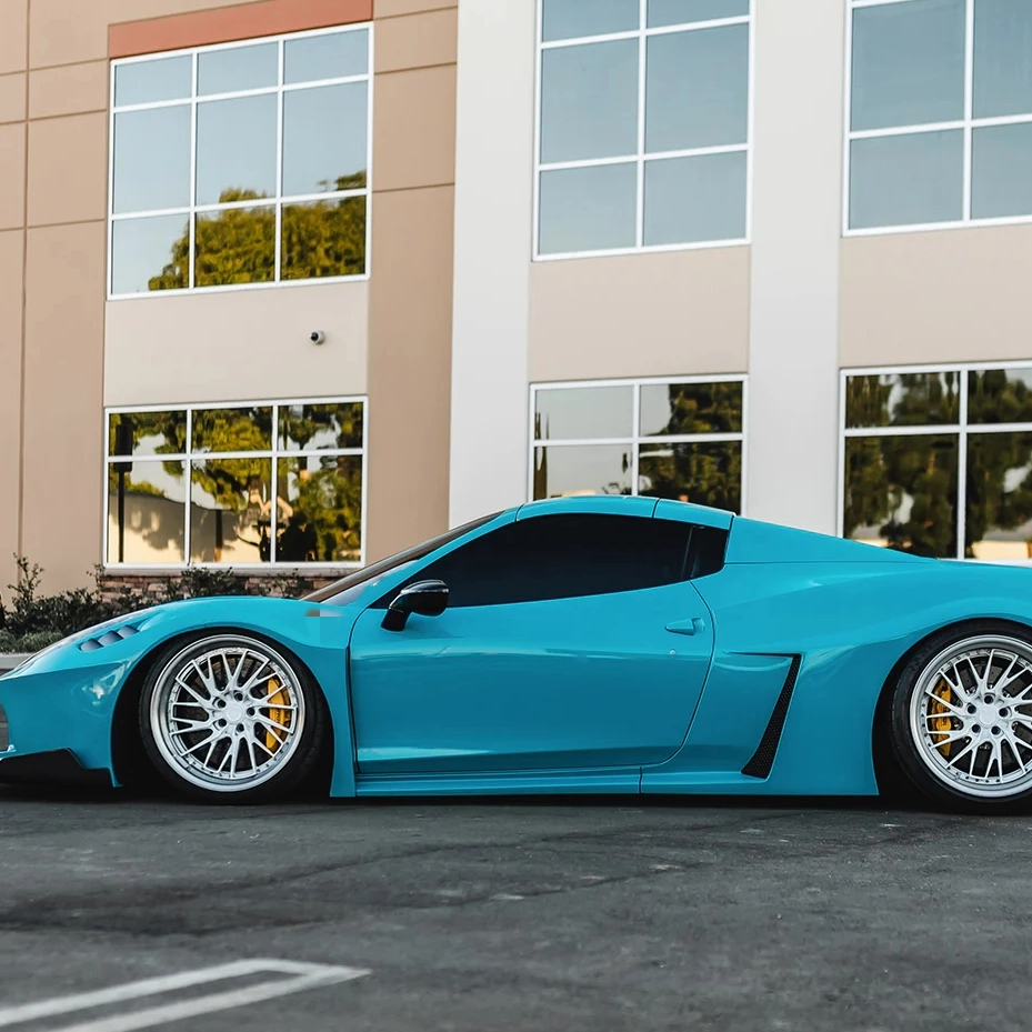 Gloss Miami Blue TPU Color PPF Пленка защита от краски